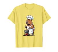 Divertido Capybara Chef Cocina Camiseta