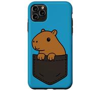 Divertido Capybara Pocket Pal Cute Chill Animal Capybara Vibes Carcasa para iPhone 11 Pro Max