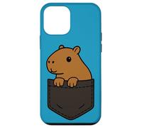 Divertido Capybara Pocket Pal Cute Chill Animal Capybara Vibes Carcasa para iPhone 12 mini