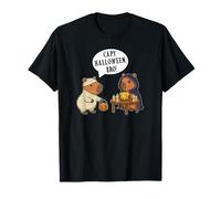 Divertido Capybaras Cómic Diseño Capy Halloween Bro Camiseta