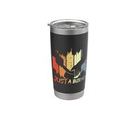 Divertido Carnicero Bistec Persona Carne Vaso térmico de acero inoxidable de doble pared