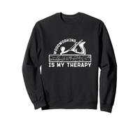 Divertido carpintero, carpintero, carpintería, es mi terapia Sudadera