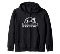 Divertido carpintero, carpintero, carpintería, es mi terapia Sudadera con Capucha