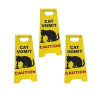 Divertido cartel de vómito con diseño de gatos y vómito, cartel de escritorio humorístico, regalo para los amantes de los gatos, decoración del hogar, letreros de advertencia de vómito, letreros de