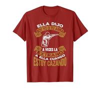 Divertido Caza Veces La Extraño A Ella Cuando Estoy Cazando Camiseta, Hombre, Arándano, XXL