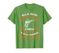 Divertido Caza Veces La Extraño A Ella Cuando Estoy Cazando Camiseta, Hombre, Hierba, XL