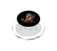 Divertido Cazador De Castores. Motivo De Caza Divertido PopSockets PopGrip para MagSafe