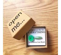 Divertido cepillo para ombligo, regalo pequeño de la suerte, regalo de bolsillo pensado para amante, mejor amigo y familia