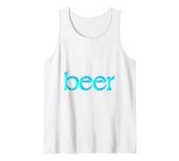 Divertido Cerveza Texto Diseño Fuego Meme Badass Camiseta sin Mangas