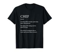 Divertido Chef Definición Diccionario Sarcástico Camiseta