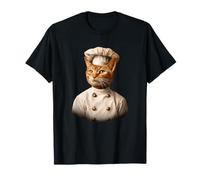 Divertido Chef Gato Cocinar Humor Culinario Animal Meme Camiseta