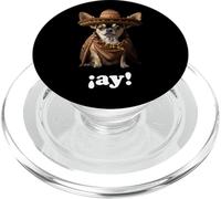 Divertido Chihuahua en Sombrero y Español - ¡Ay! PopSockets PopGrip para MagSafe