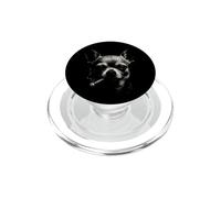 Divertido Chihuahua fumando cigarro Jefe Chichi Amante del Perro PopSockets PopGrip para MagSafe