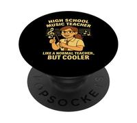Divertido chiste de profesor de música de secundaria para mujeres PopSockets PopGrip Adhesivo