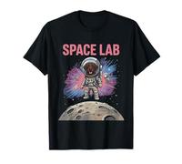 Divertido Chocolate Labrador Astronomía Astrofísica Astronautas Camiseta
