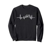 Divertido ciclista ciclista de latidos Sudadera