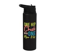 Divertido Cirugía De Cadera Mujer Recuperación Articulares Humor Cadera Paci Stainless Steel Insulated Water Bottle