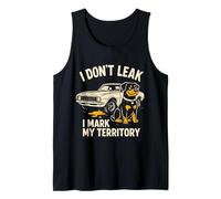 Divertido Coche clásico Antiguo y Rottweiler Hombres Mujeres Retro Vintage Camiseta sin Mangas