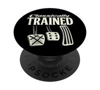 Divertido Coche Manual de Entrenamiento clásico con Pedales de conducción PopSockets PopGrip Adhesivo