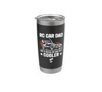 Divertido coche RC para papá como un padre normal, pero mejor el Día del Padre Vaso térmico de acero inoxidable de doble pared