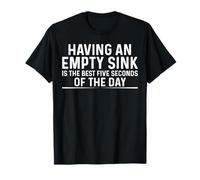 Divertido Cocina Lavavajillas Trabajador Humor Refranes Cocina Porter Camiseta