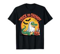 Divertido cocodrilo de Halloween Truco o Chomp Camiseta