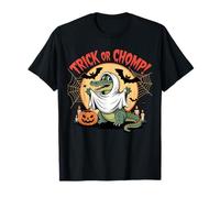 Divertido cocodrilo de Halloween Truco o Chomp Camiseta