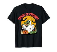 Divertido cocodrilo de Halloween Truco o Chomp Camiseta