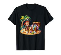 Divertido Cofre del Tesoro Pirata Lleno de Calcetines Coloridos Camiseta