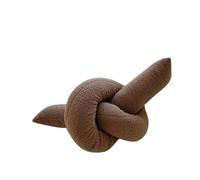 Divertido cojín de lana felpa, decoración for sala estar, almohadas rellenas Color sólido for sofá, almohada creativa for descanso en la cintura, regalos cumpleaños para Sofá De Dormitorio(NIU Coffee)