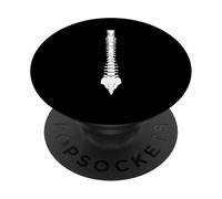Divertido Columna Vertebral Humana anatomía Hueso Cuerpo PopSockets PopGrip Adhesivo