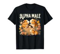Divertido Conejillo De Indias Alfa Male Alpha Guinea Meme Camiseta