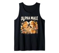 Divertido Conejillo De Indias Alfa Male Alpha Guinea Meme Camiseta sin Mangas