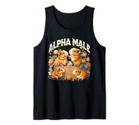 Divertido Conejillo De Indias Alfa Male Alpha Guinea Meme Camiseta sin Mangas