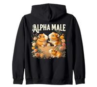 Divertido Conejillo De Indias Alfa Male Alpha Guinea Meme Sudadera con Capucha