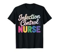 Divertido Control de Infecciones Enfermera Retro Enfermería Estudiante Camiseta