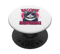 Divertido Conviértete en un Gato ingobernable PopSockets PopGrip Adhesivo