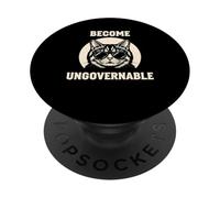 Divertido Conviértete en un Gato ingobernable PopSockets PopGrip Adhesivo