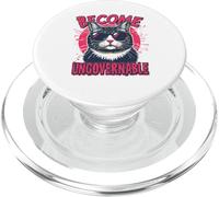 Divertido Conviértete en un Gato ingobernable PopSockets PopGrip para MagSafe