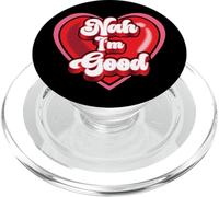 Divertido corazón Anti San Valentín No, Soy un Buen Regalo PopSockets PopGrip para MagSafe