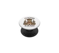 Divertido Corgi Cowboy in Low Places Country Friends Dog Humor PopSockets PopGrip Adhesivo