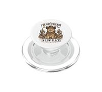 Divertido Corgi Cowboy in Low Places Country Friends Dog Humor PopSockets PopGrip para MagSafe