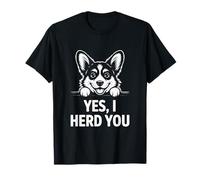 Divertido Corgi Diciendo Que sí te pasé un Juego de Palabras de Perro Camiseta