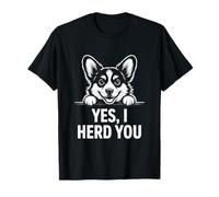 Divertido Corgi Diciendo Que sí te pasé un Juego de Palabras de Perro Camiseta