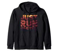 Divertido Correr Simplemente Corre Más Rápido Sudadera con Capucha