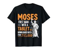 Divertido Cristiano Bíblico Chiste Moisés Primera Nube Camiseta