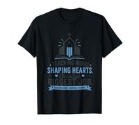 Divertido Cristiano Jesús Maestro Enseñanza Camiseta gráfica económica