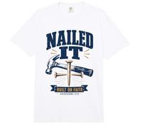 Divertido Cristiano Jesús Trabajador de la Construcción Broma Comfort Colors Adult Heavyweight T-Shirt