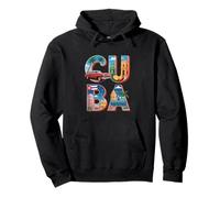 Divertido Cuba Vintage Retro Isla Tropical Paraíso Sudadera con Capucha
