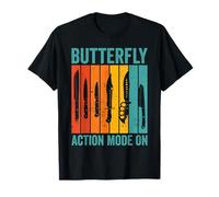 Divertido Cuchillo coleccionista Retro Mariposa Modo de acción Encendido Camiseta